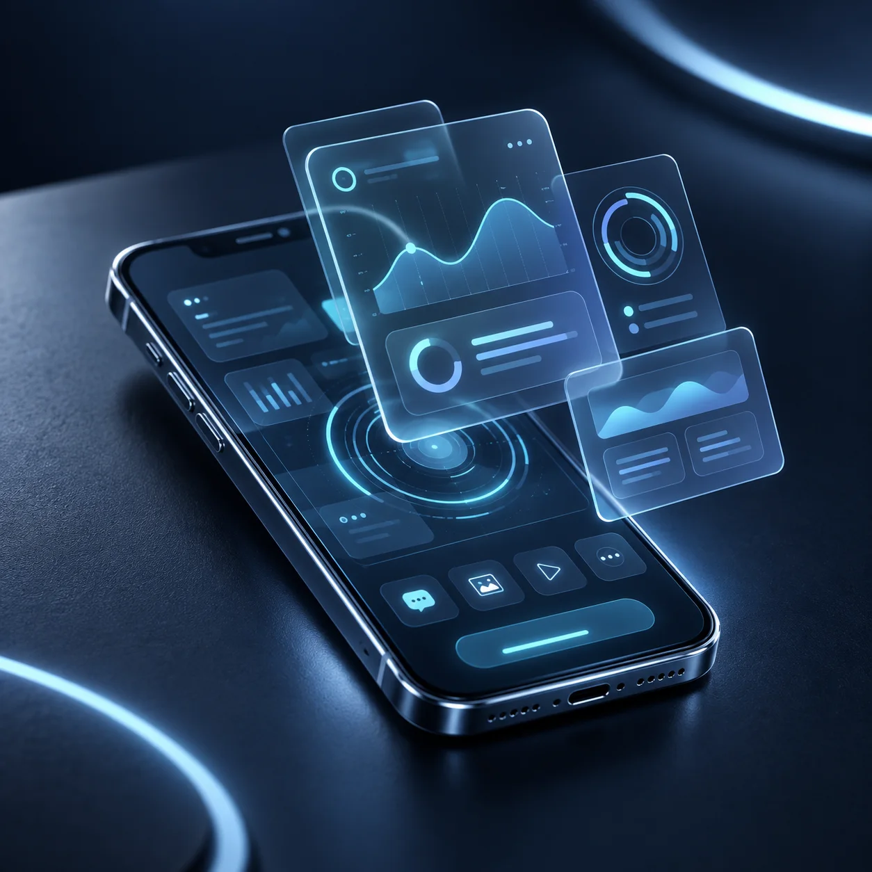 手機上的 APP 操作畫面
